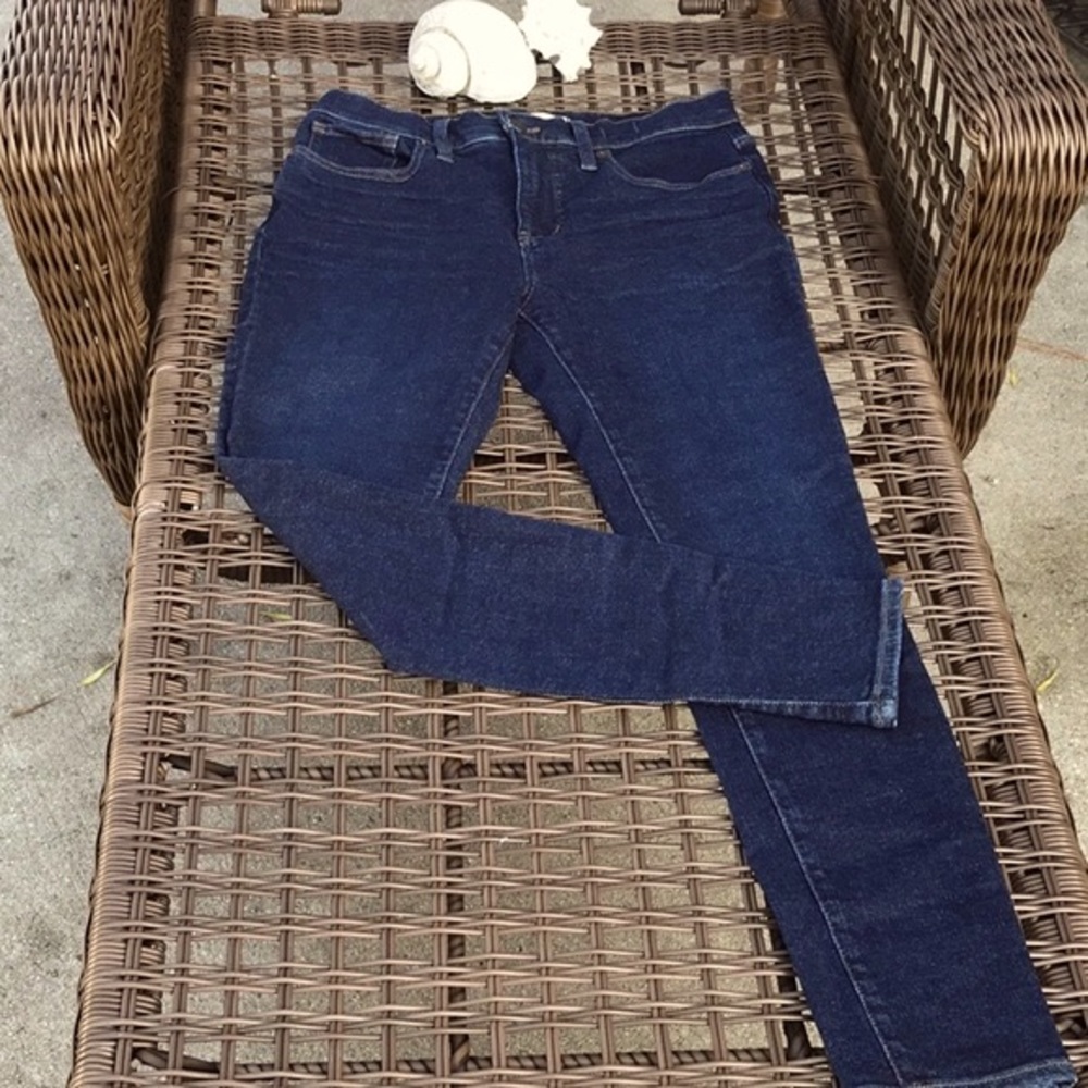 NWT Madewell Dark Denim Classic 5 Pocket Mid-rise Skinny Jeans Size 28.